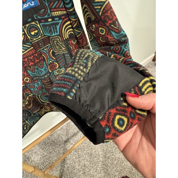 Kavu Teannaway Fleece Sweatshirt Vibes Size Medium - Picture 5 of 8